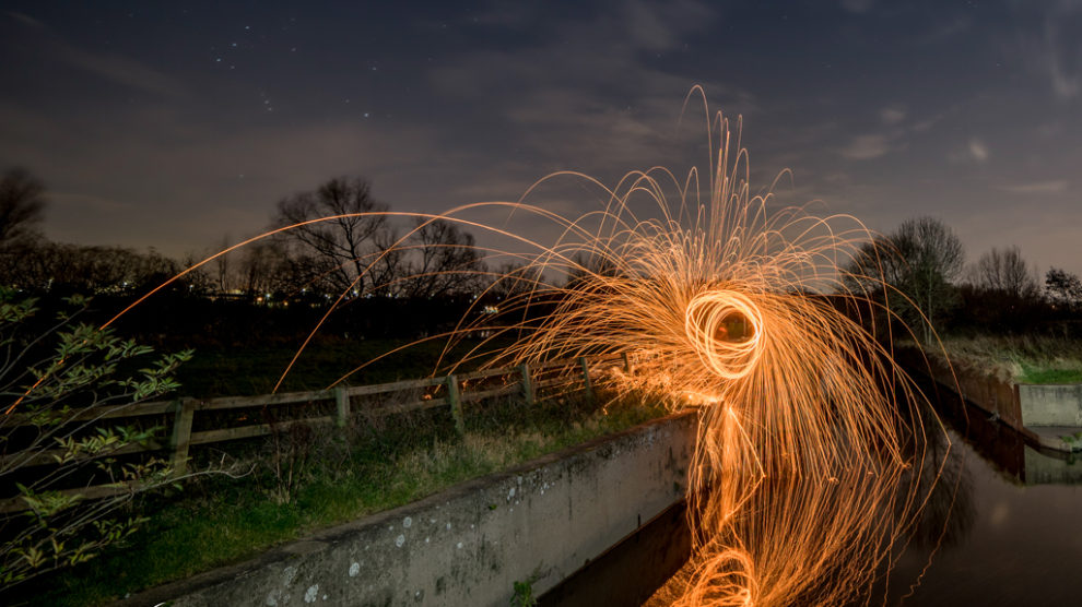 Watermead Wire Wool and Moon