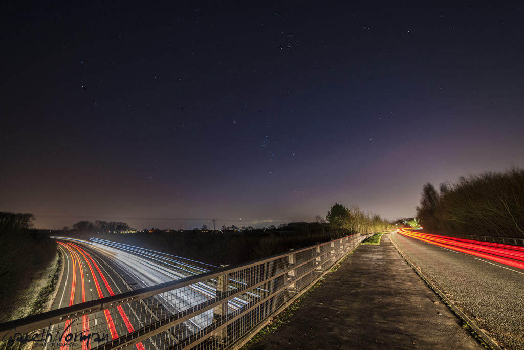 Lighttrails, Car Lights, Night Photography